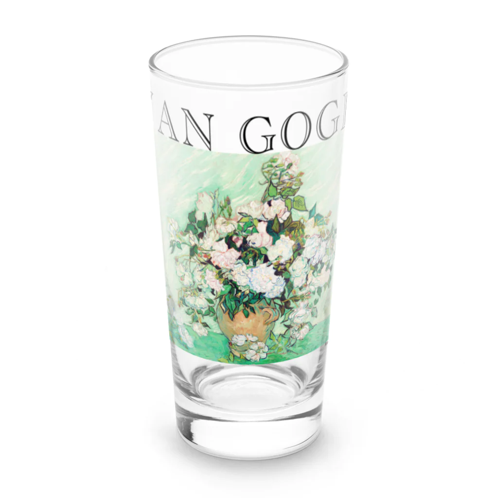 MUGEN ARTのゴッホ　薔薇（ばら）　Roses / Vincent Van Gogh Long Sized Water Glass :front