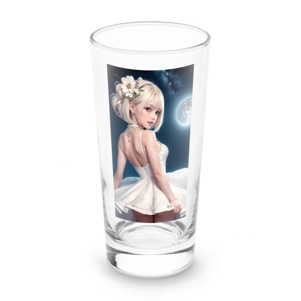 天乃鯱の月と少女 Long Sized Water Glass :front