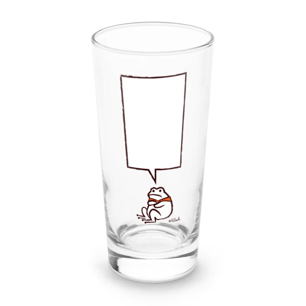 キッチュのスピノーザトゲガエルさん パンダのおはなし Long Sized Water Glass :front