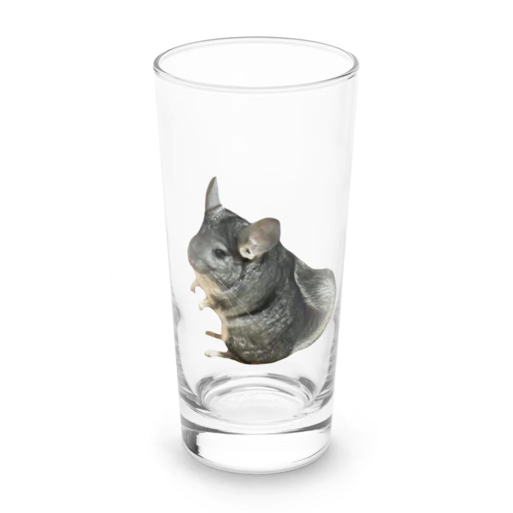 いきもの大好き！ほほえみフレンズのチンチラが好きな人の為のアイテム Long Sized Water Glass :front
