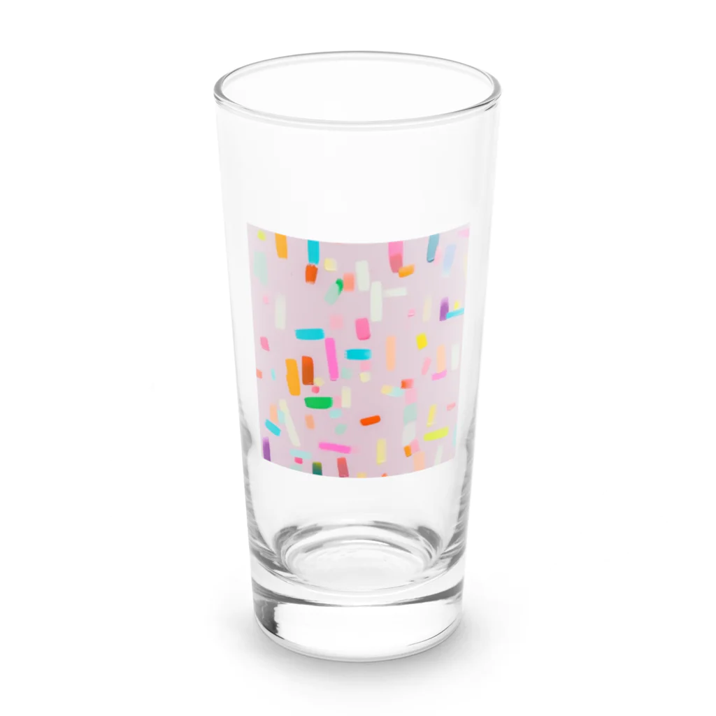 artisticのランダムペインティング Long Sized Water Glass :front