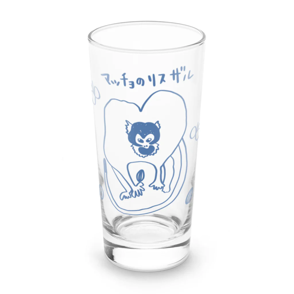 Fool and Kingのマッチョのリスザル Long Sized Water Glass :front