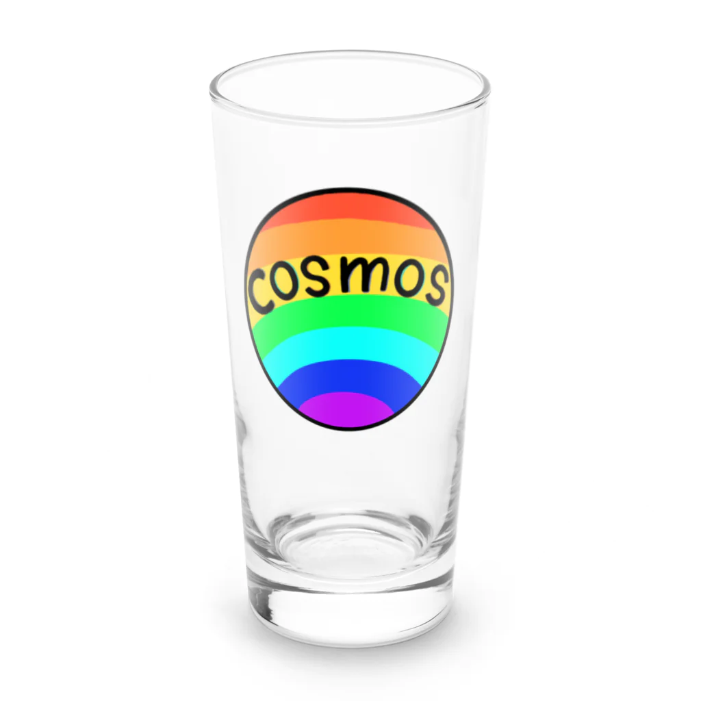 -cosmos-の虹色の星 Long Sized Water Glass :front