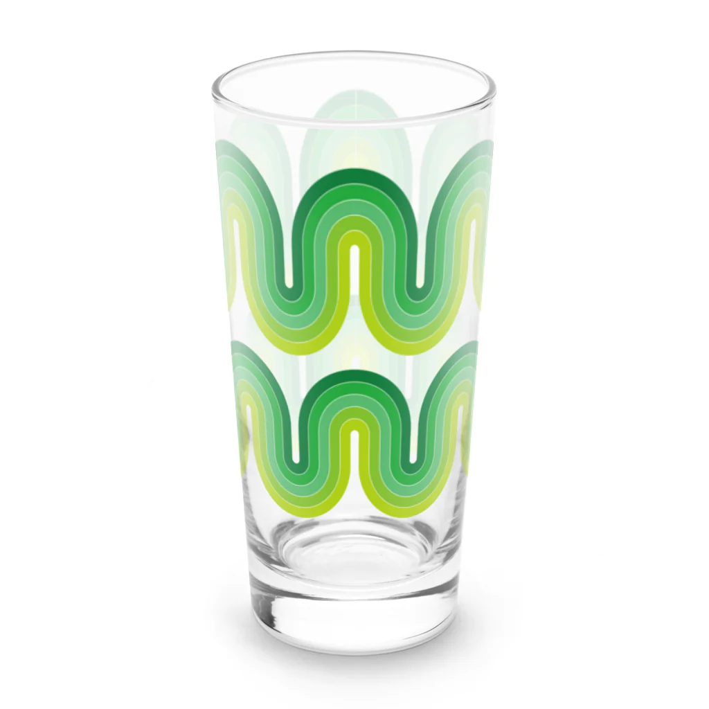 garamono_labのミッドセンチュリー_GREEN Long Sized Water Glass :front