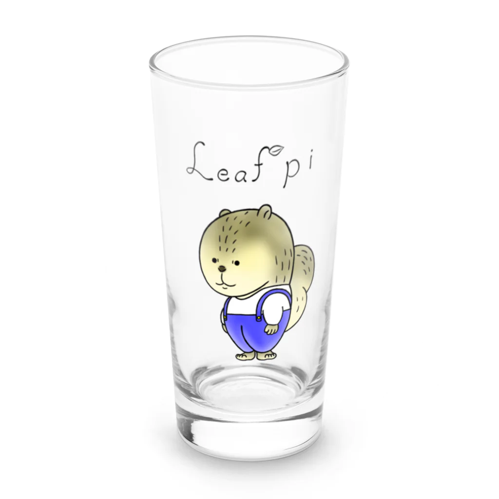 LeafpiのLeafpi's ロゴ Long Sized Water Glass :front