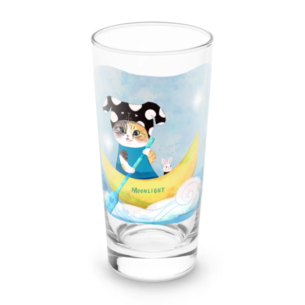 wokasinaiwoのうさ猫10ズ2心夏 Long Sized Water Glass :front