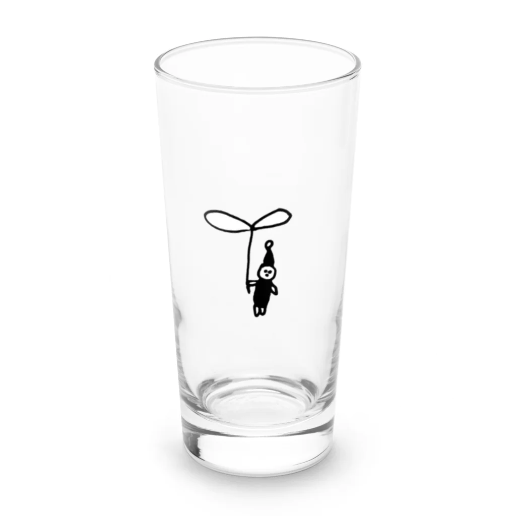 slow space みちくさのみちくさくん Long Sized Water Glass :front