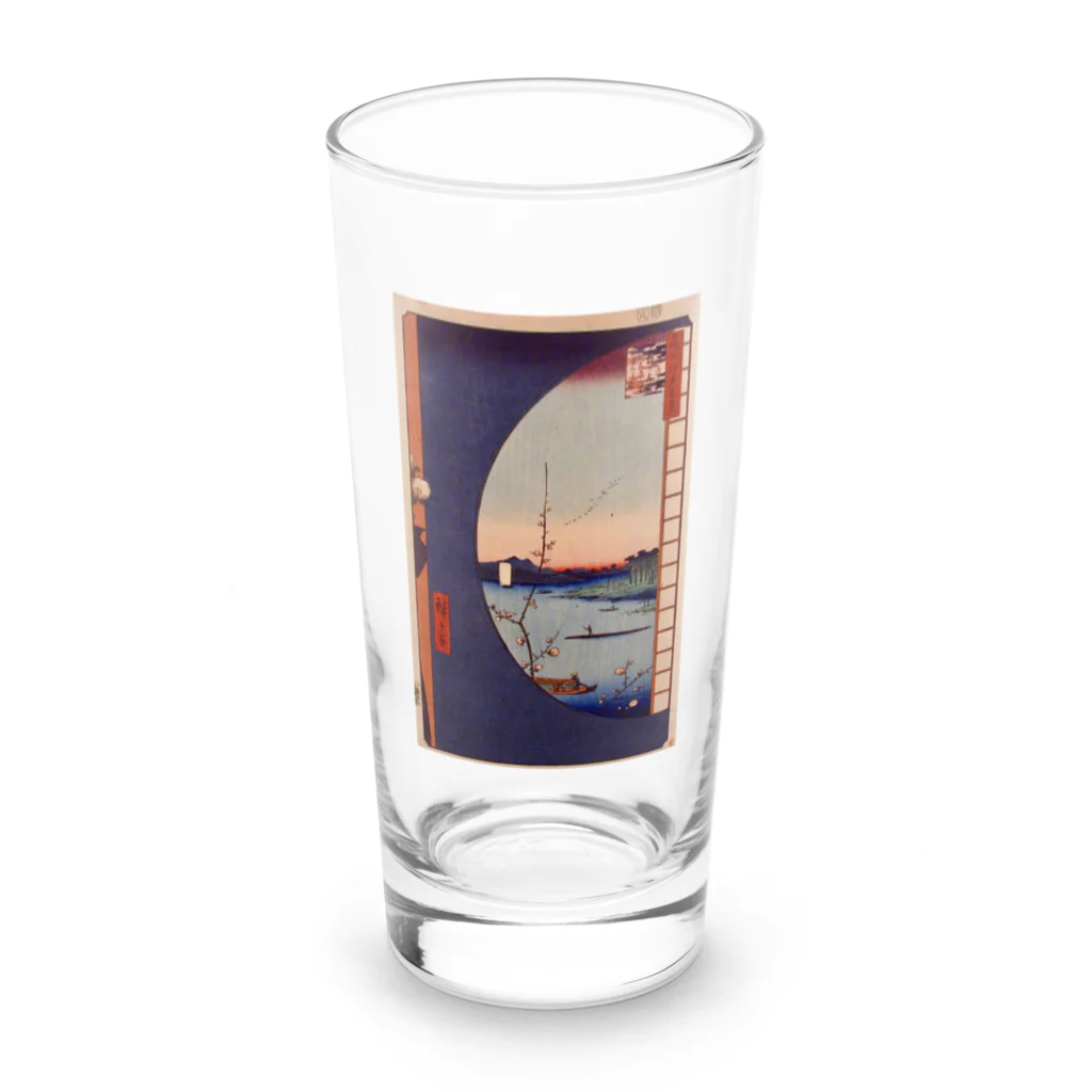 ゆるい美術品の名所江戸百景グッズ Long Sized Water Glass :front