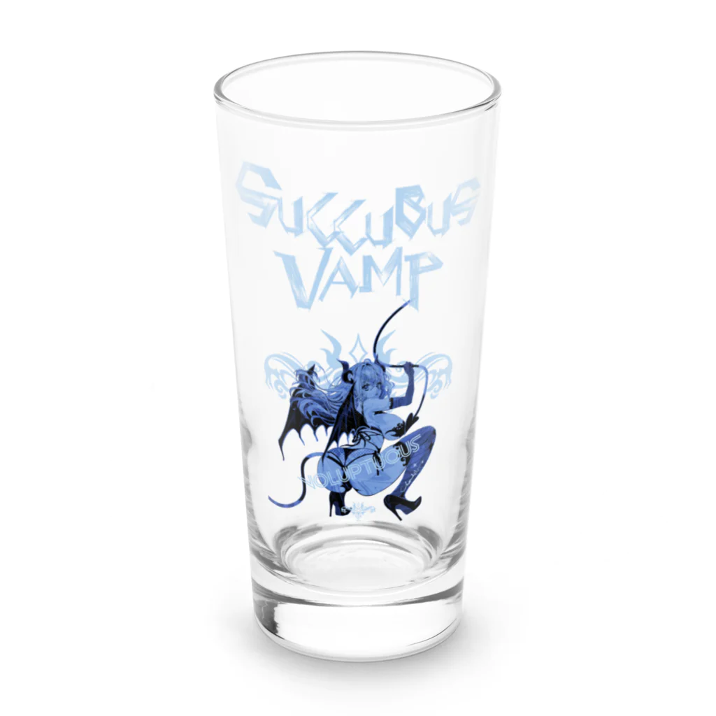 loveclonesのSUCCUBUS VAMP 0614 小悪魔 ヴォラプチュアス ブルー Long Sized Water Glass :front