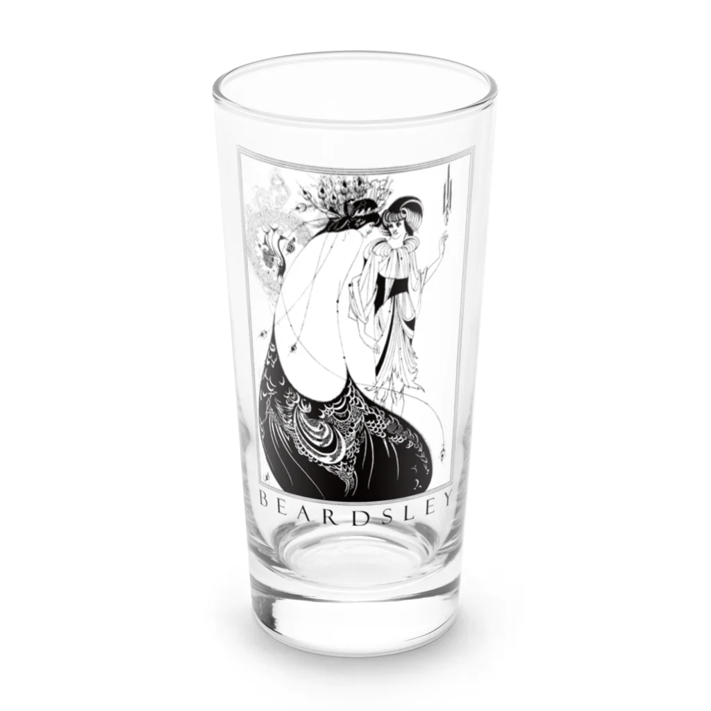 Hungry Freaksのビアズリー「孔雀のスカート」 Long Sized Water Glass :front