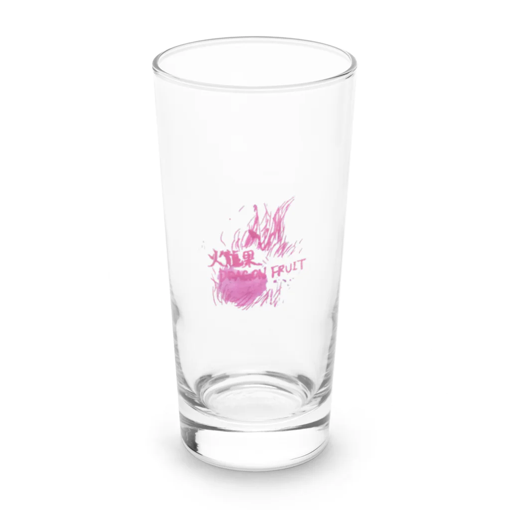 くろ【モノクローム】の火龍果 Long Sized Water Glass :front