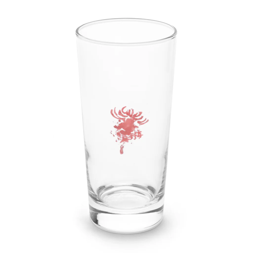 くろ【モノクローム】の野苺 Long Sized Water Glass :front