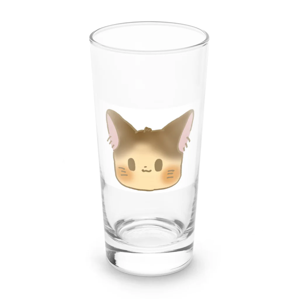 もみじのこんがり猫さん Long Sized Water Glass :front