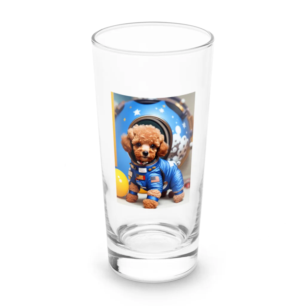 Pet_Charmの宙飛行士のような姿で登場!! Long Sized Water Glass :front