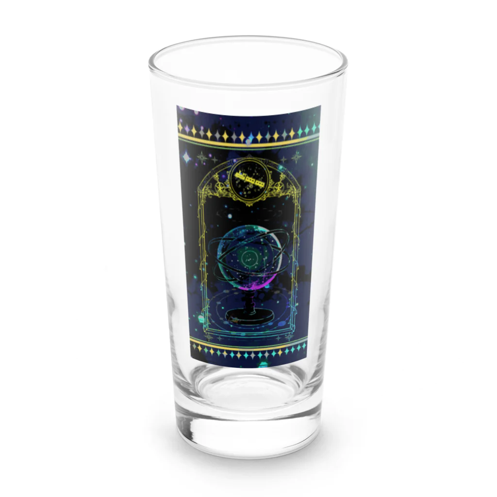 Δray☆storeのブルカニロ博士の研究〜天球儀(黒) Long Sized Water Glass :front