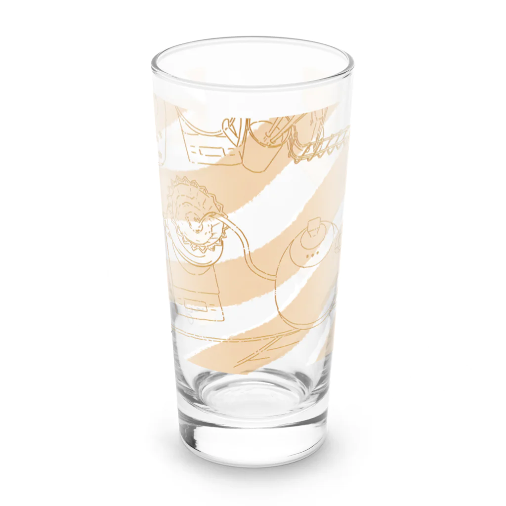 t.t._graphic_and...のおさむのハンドドリップ Long Sized Water Glass :front