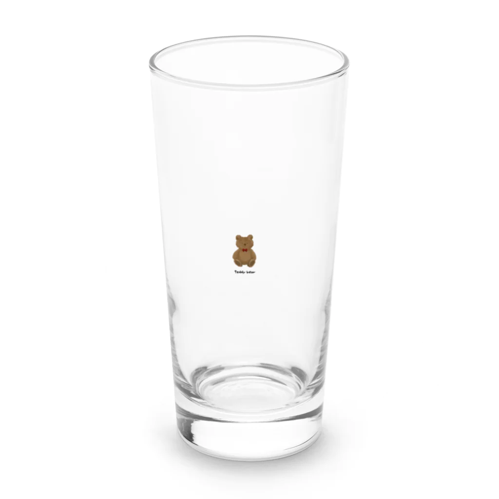 maron___のぷちシリーズ　テディベア Long Sized Water Glass :front