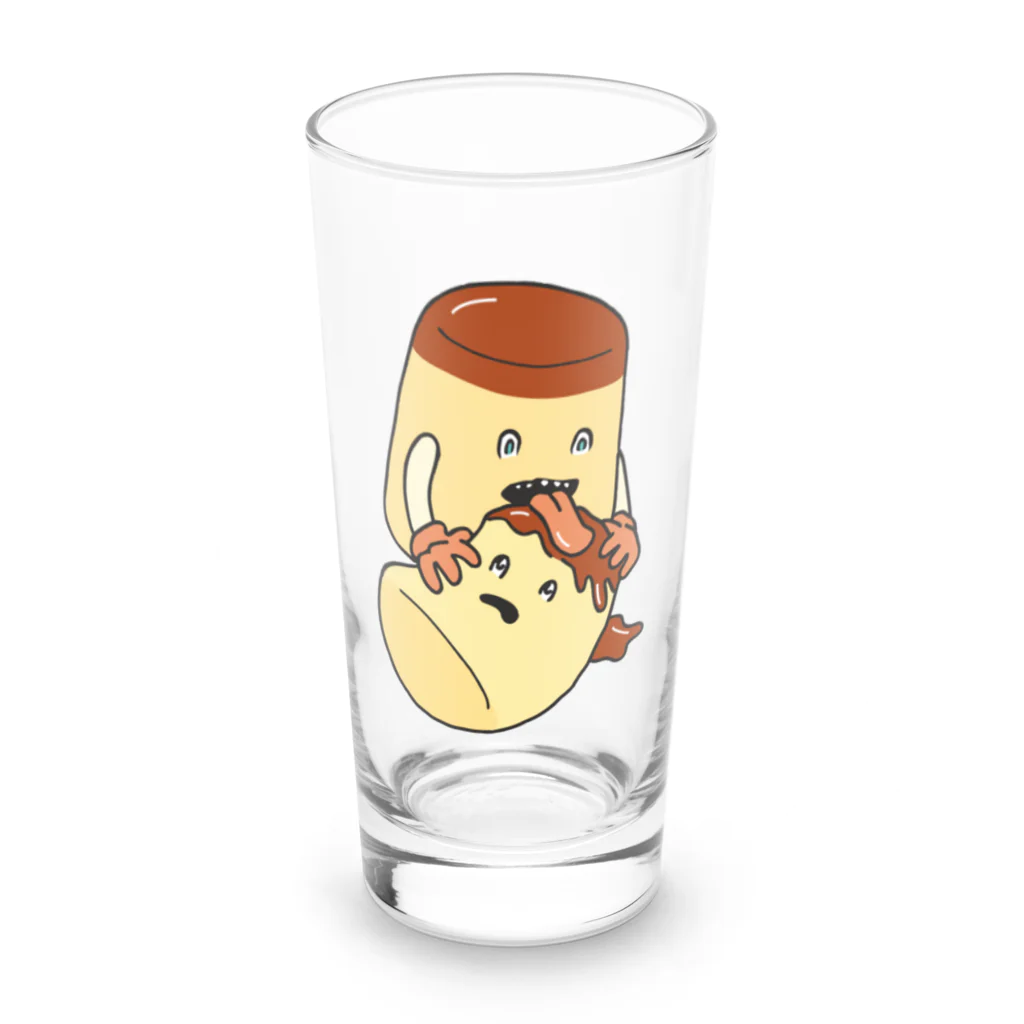 LONESOME TYPE ススの共喰い🍮（プリン） Long Sized Water Glass :front