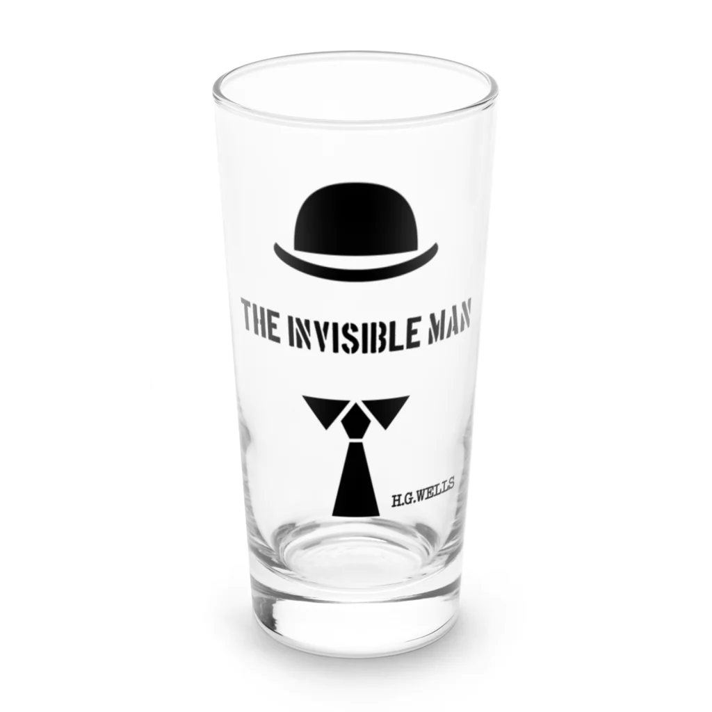 文豪館の透明人間（The Invisible Man）H.G.ウェルズ・文豪・文学 Long Sized Water Glass :front