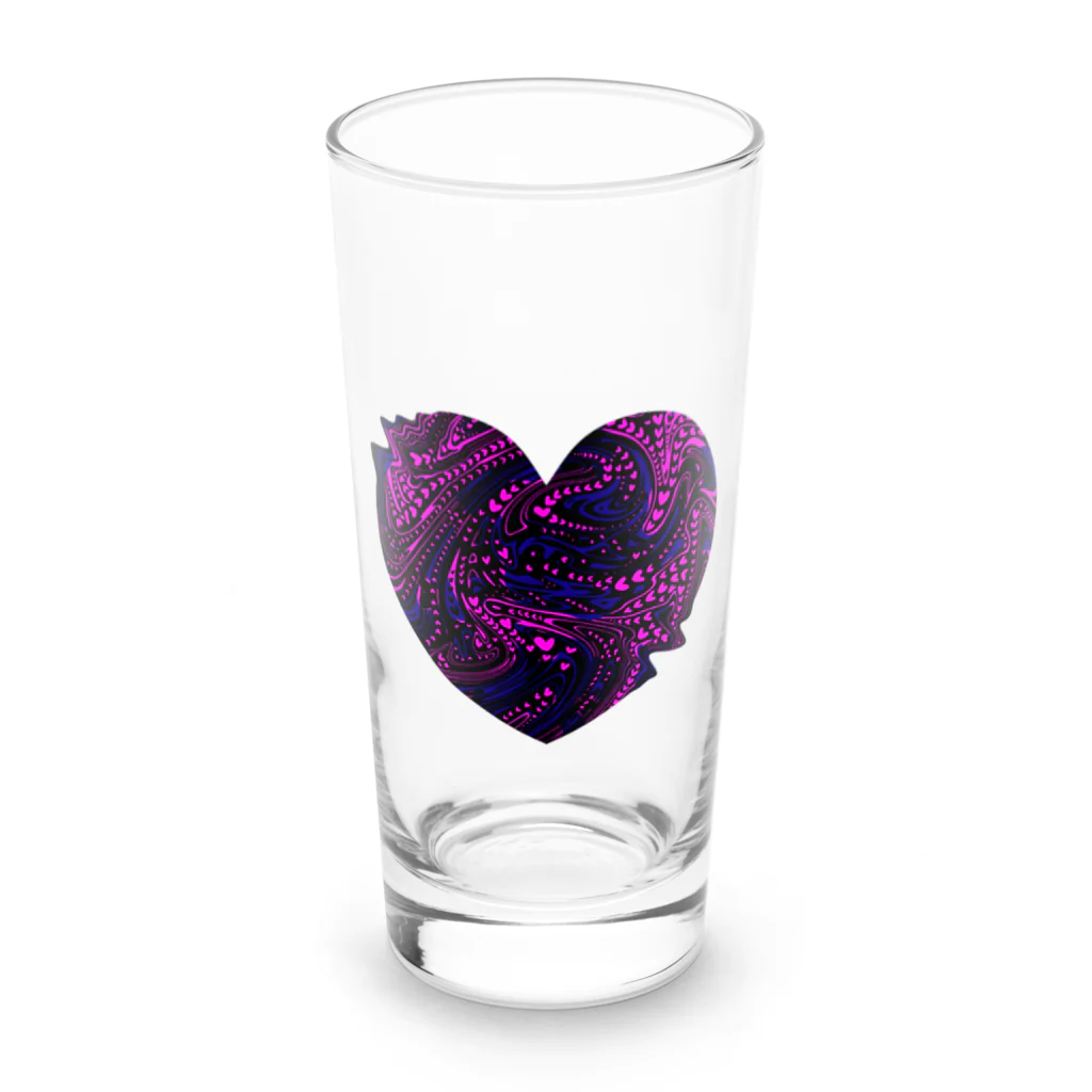 METEORの歪み気味LOVING Long Sized Water Glass :front