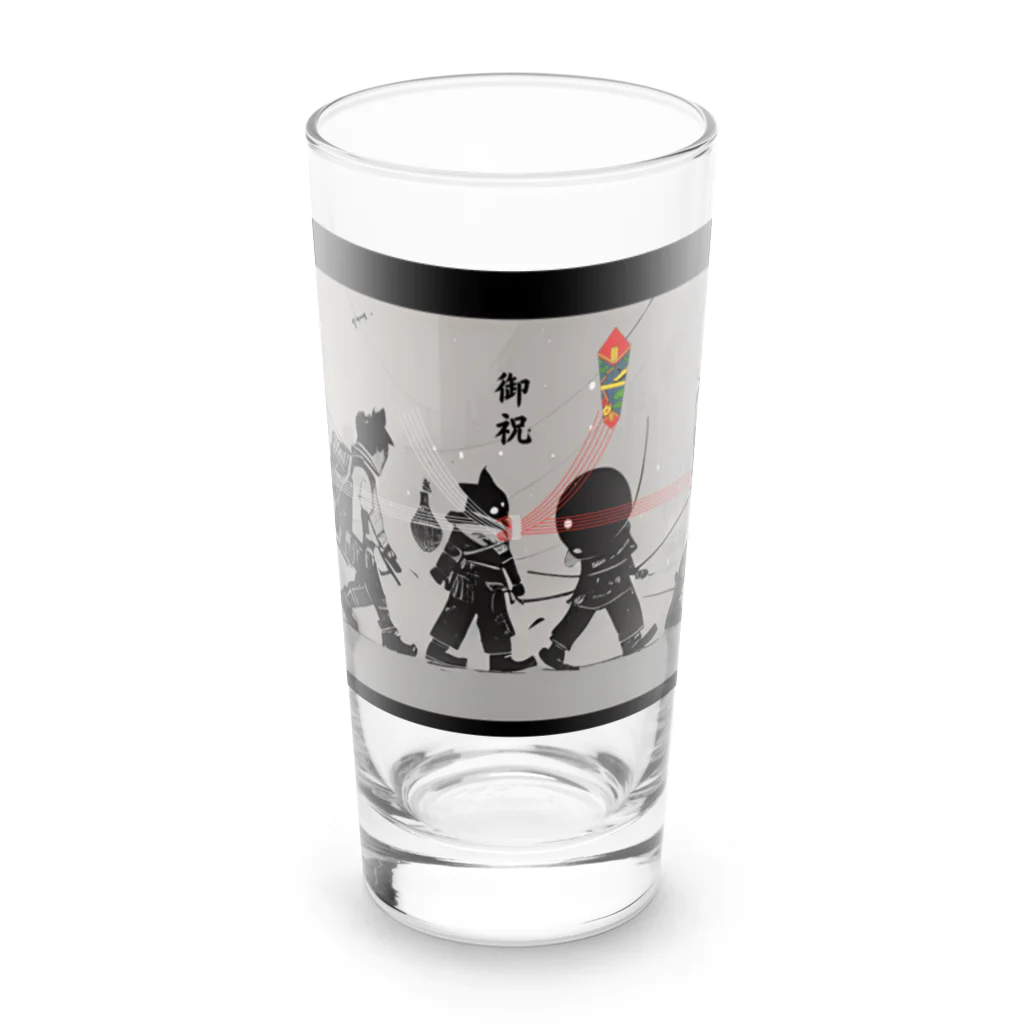 インパクトの御祝 Long Sized Water Glass :front