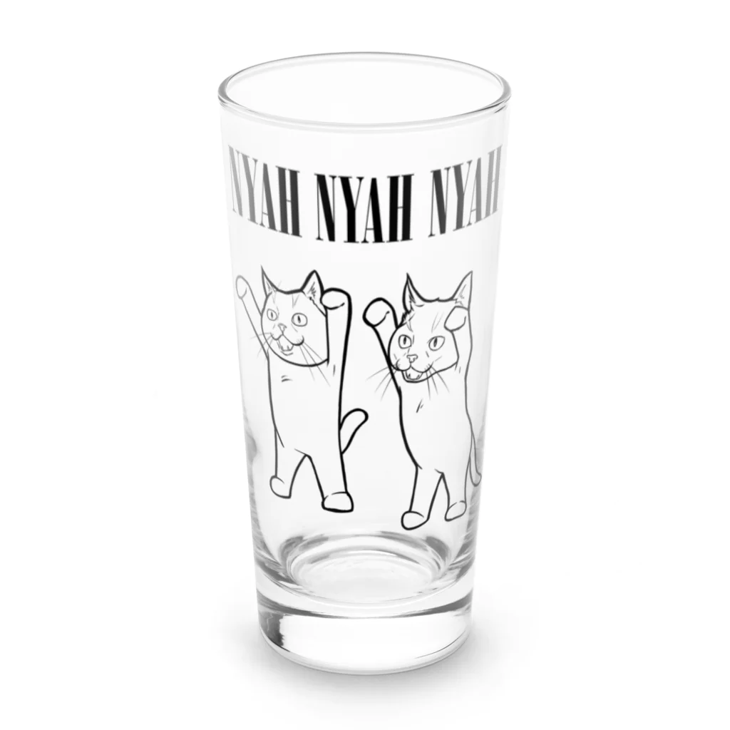 TAKE-TONのNYAH NYAH NYAH Long Sized Water Glass :front