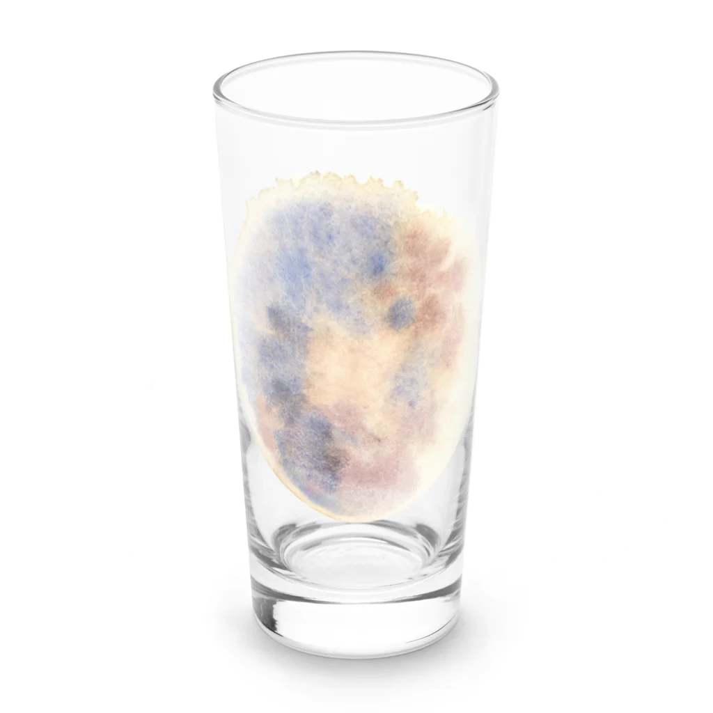 c5watercolorの水彩ペイント・月の裏側 Long Sized Water Glass :front