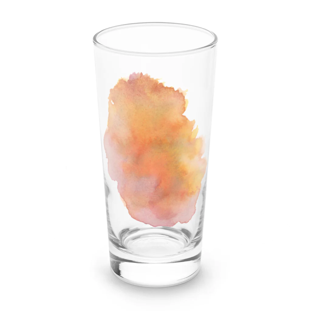 c5watercolorの水彩ペイント・夕焼け Long Sized Water Glass :front