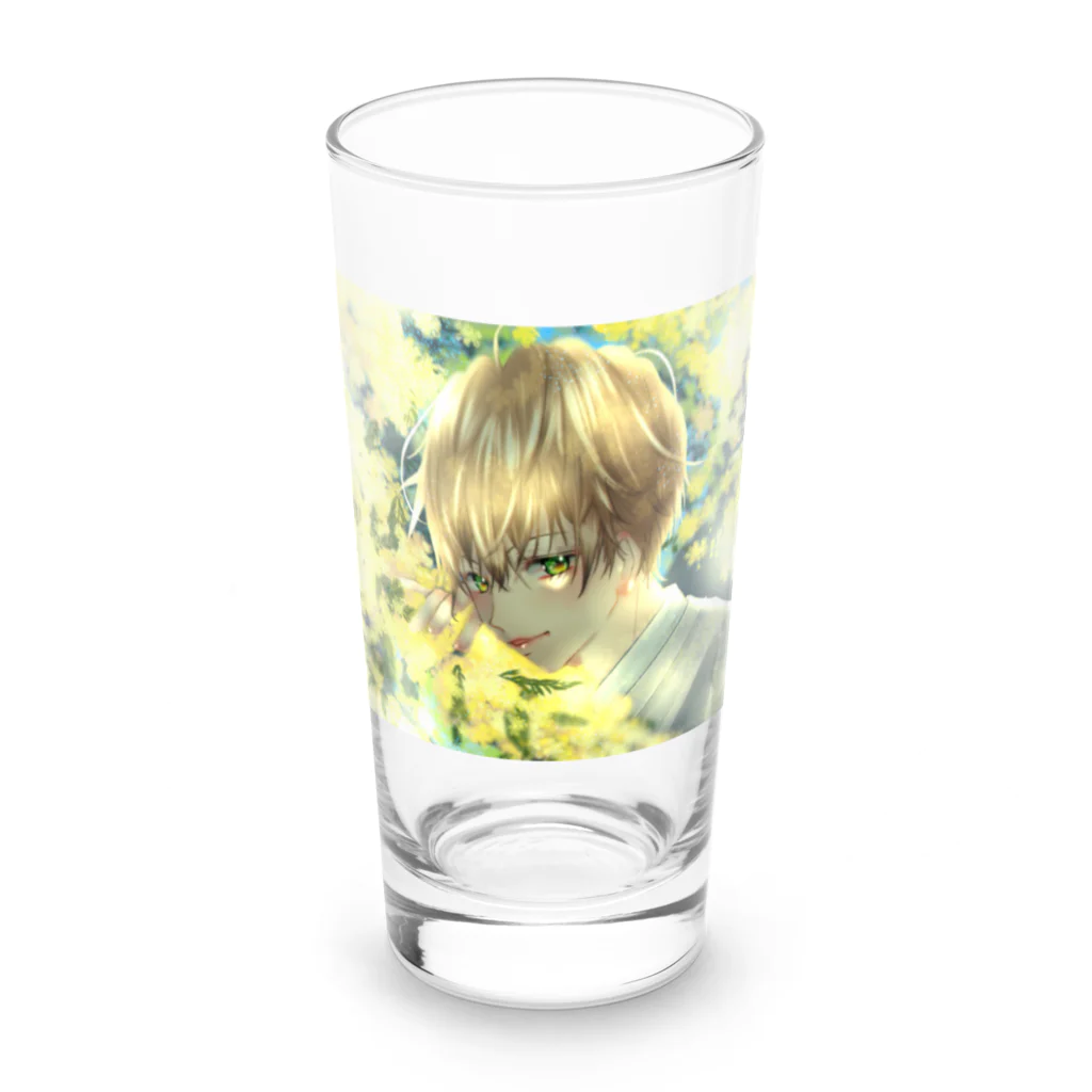 さくらちゃばのミモザ Long Sized Water Glass :front