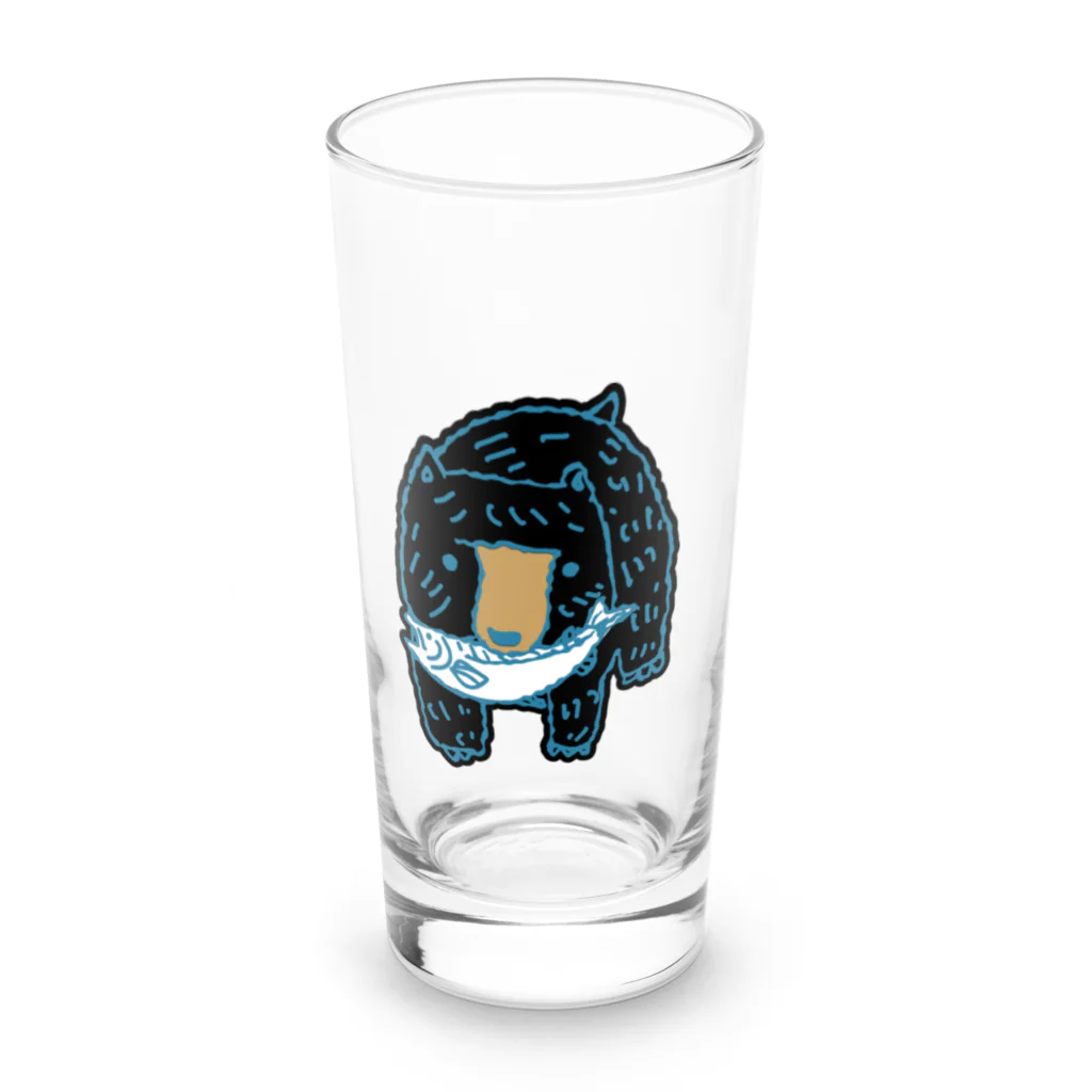 テクテクと。イラスト部のキムンカムイくん Long Sized Water Glass :front