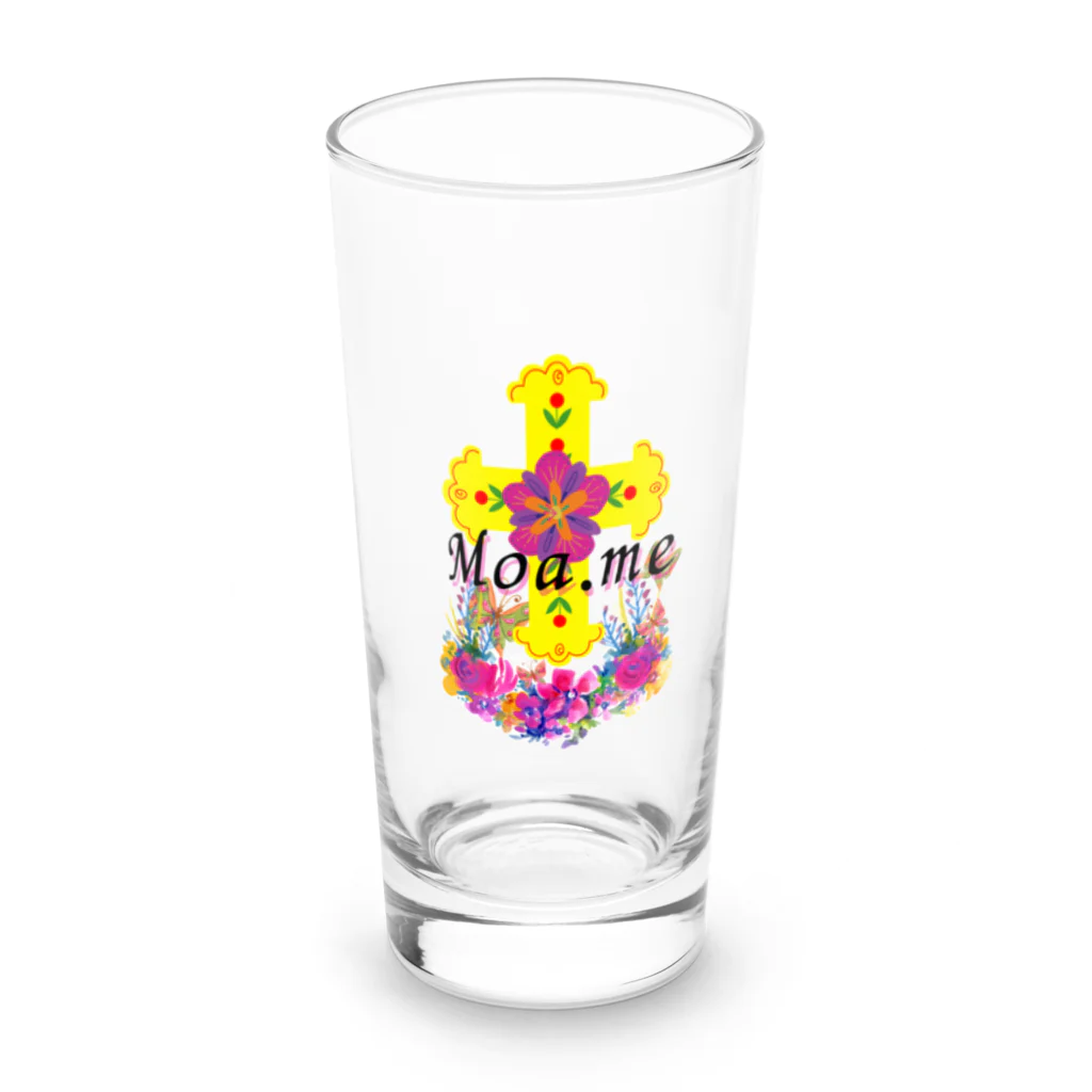 Moa.meの suzuri限定Moa.meアイテム Long Sized Water Glass :front