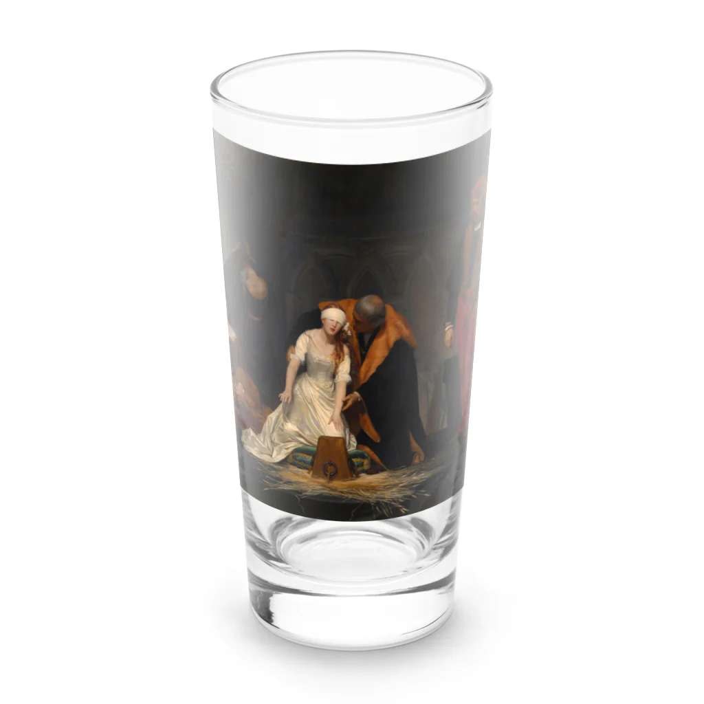 世界美術商店のレディ・ジェーン・グレイの処刑 / The Execution of Lady Jane Grey Long Sized Water Glass :front