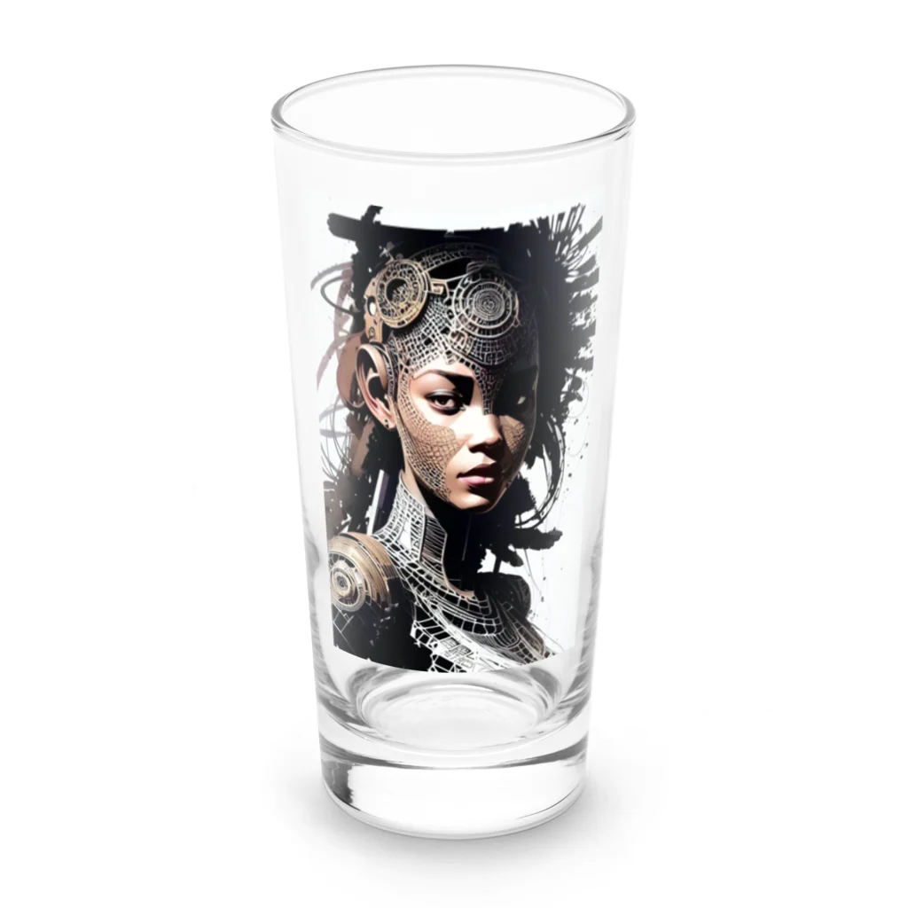 Cyber girl boy catalog（Dgirl Dboy)のCyber android girl   ZK2511 Long Sized Water Glass :front