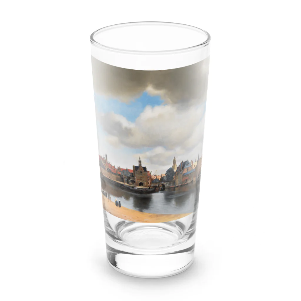 世界美術商店のデルフト眺望 / View of Delft Long Sized Water Glass :front