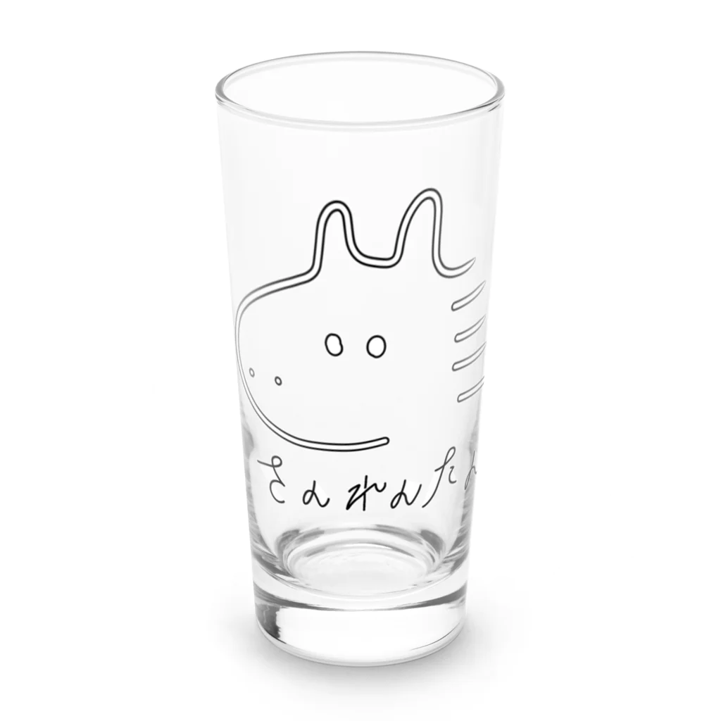 七転びおやきのumaくん さんれんたん Long Sized Water Glass :front