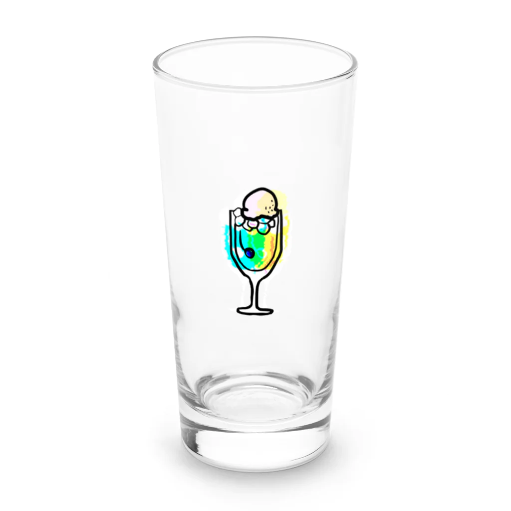 shakehandsの思い出クリームソーダ Long Sized Water Glass :front