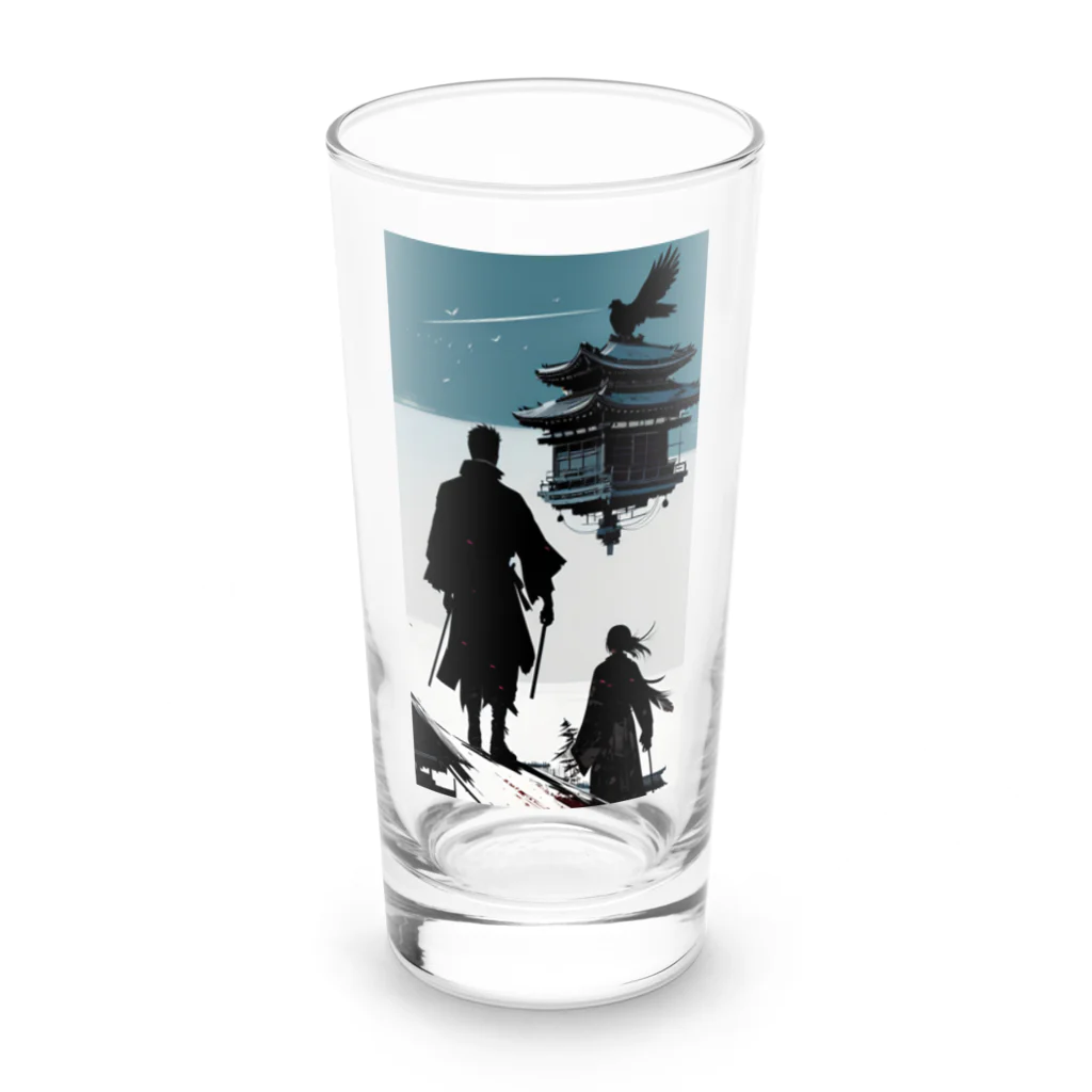 鳥愛のとりとり Long Sized Water Glass :front