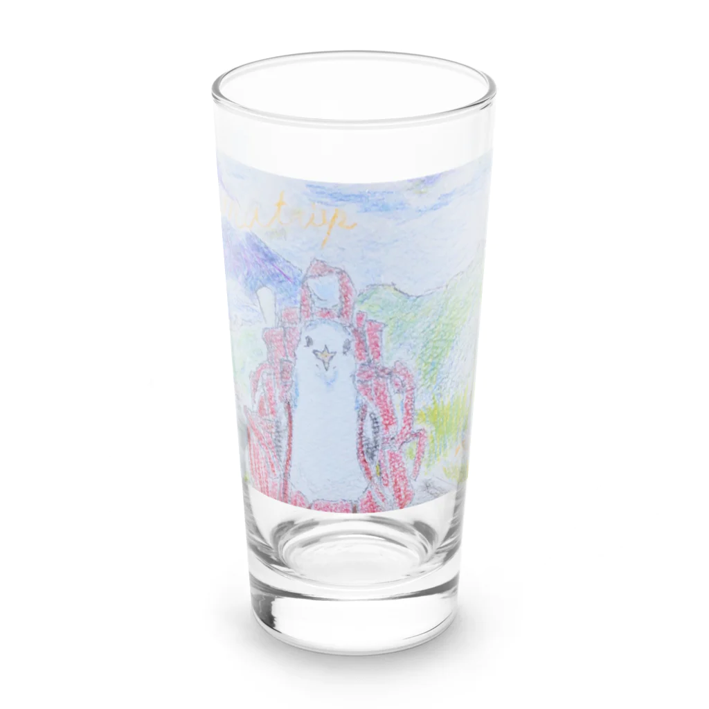 癒やし隊の鳥 Long Sized Water Glass :front