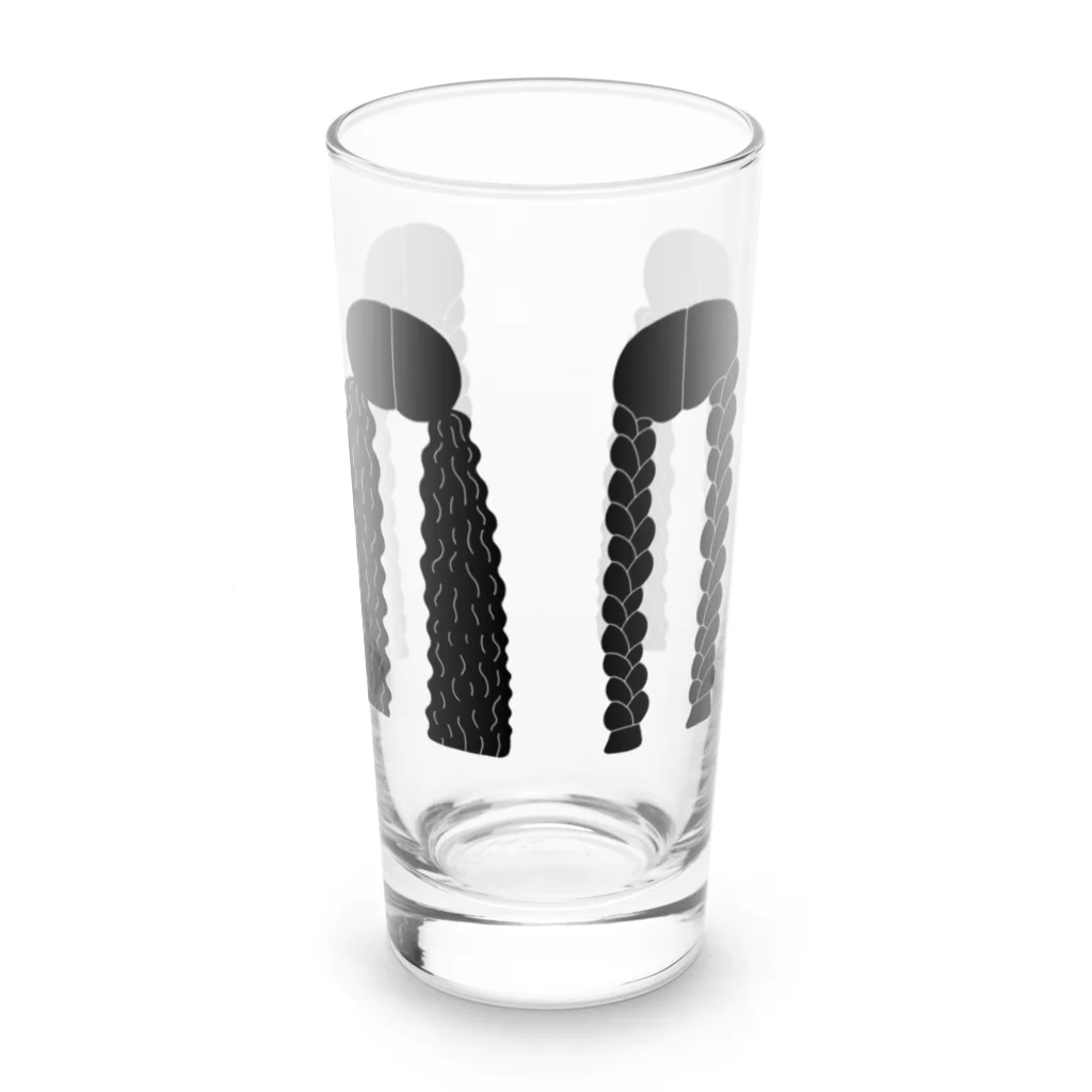 オキタラネテタデザインのロングヘア Long Sized Water Glass :front