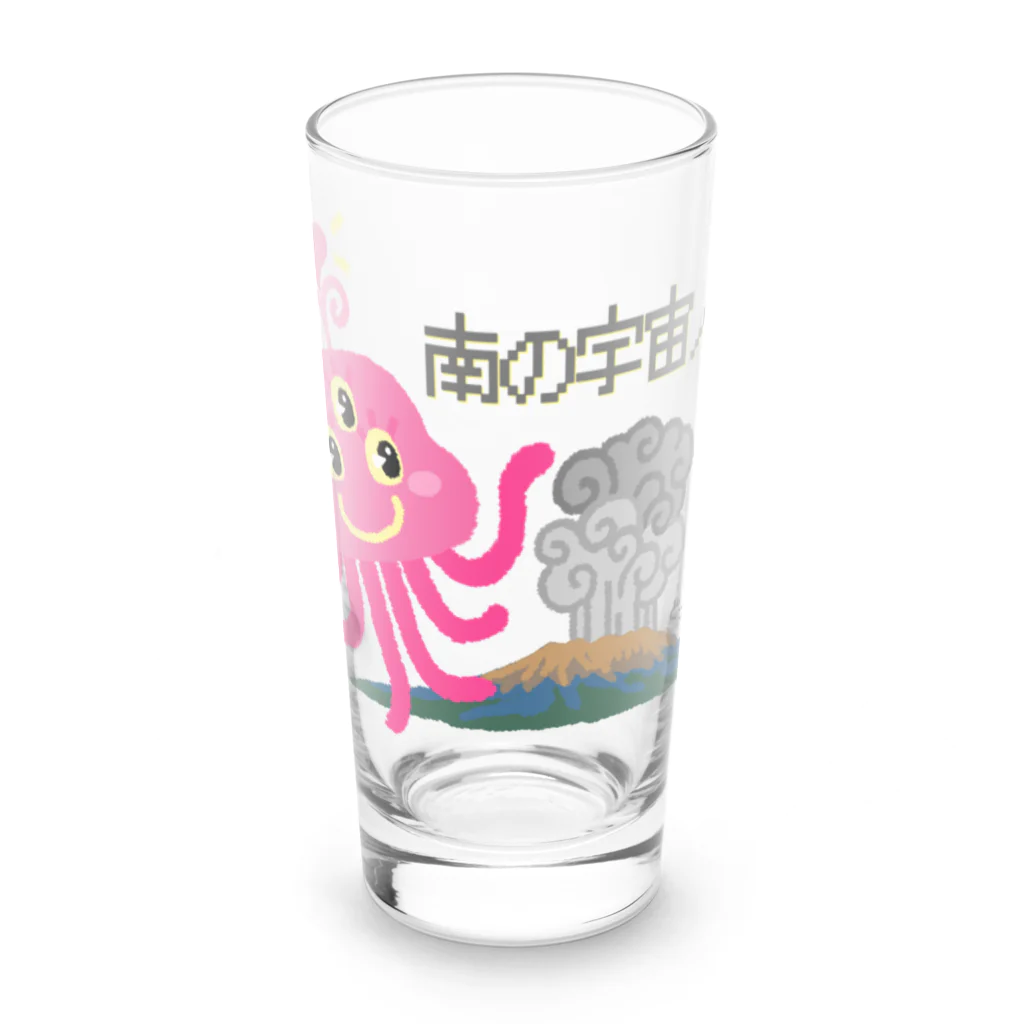 雁花工房（寄付アイテム販売中です）の南の宇宙人 Long Sized Water Glass :front