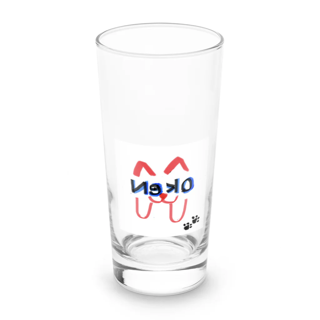 しまのっこのNeko Long Sized Water Glass :front