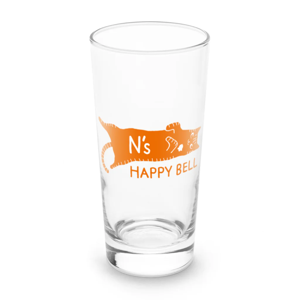 N's HAPPY BELLのN's HAPPY BELL（ロゴ） Long Sized Water Glass :front