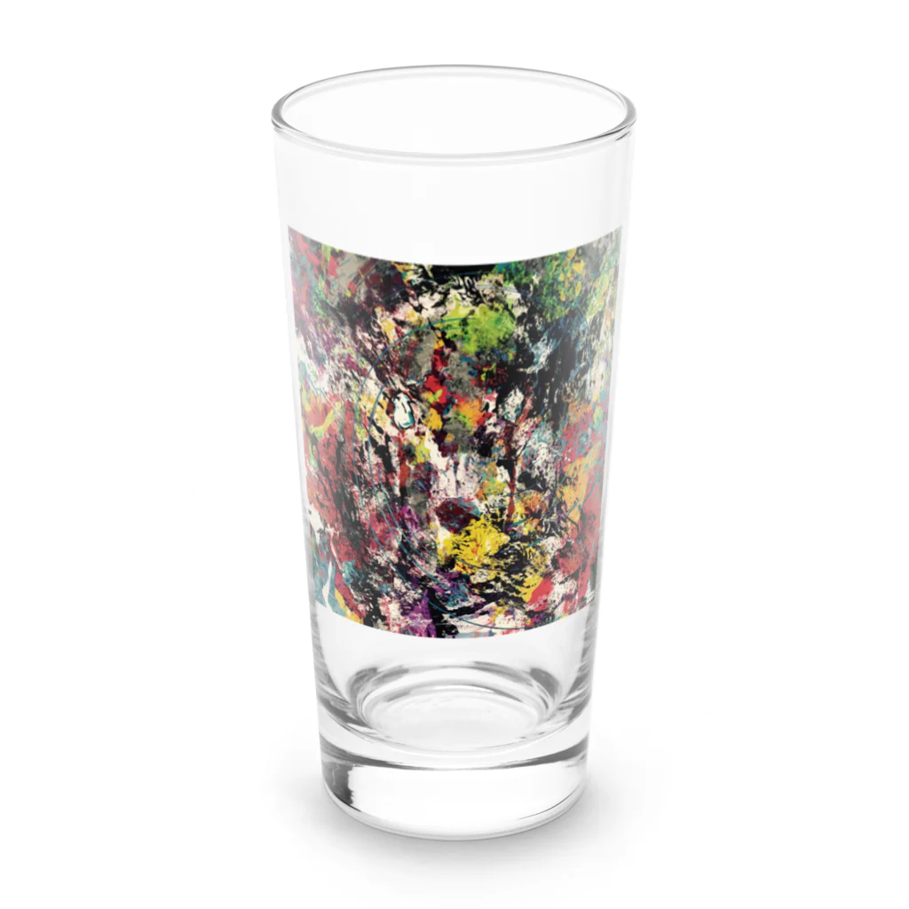 川上牧場のWorldMilkDay/endさんデザイン Long Sized Water Glass :front