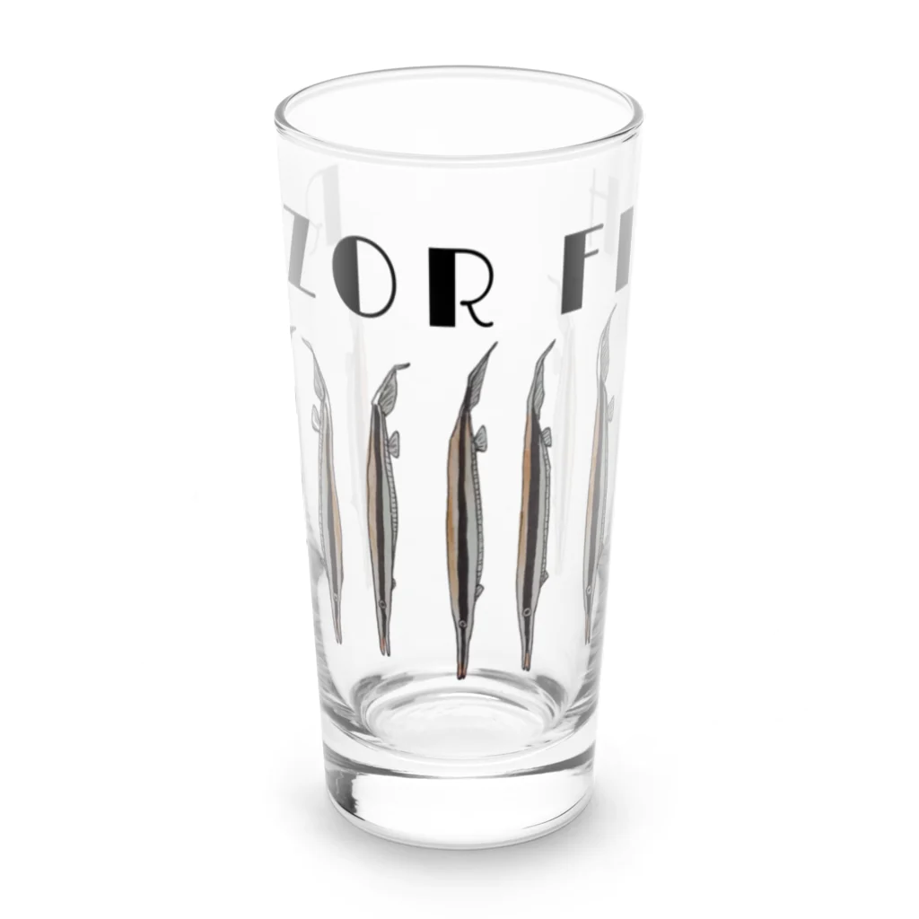 とんことことことんこのへこあゆ Long Sized Water Glass :front