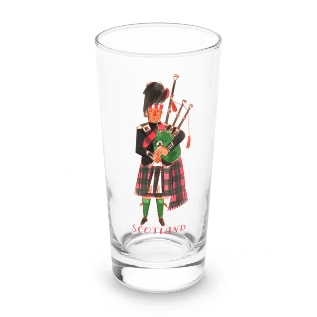 ogura kyoko illustrationのバグパイプ奏者 Long Sized Water Glass :front