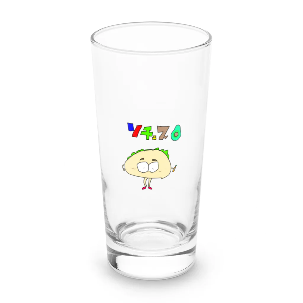 ソチェス☆のタコスくん Long Sized Water Glass :front