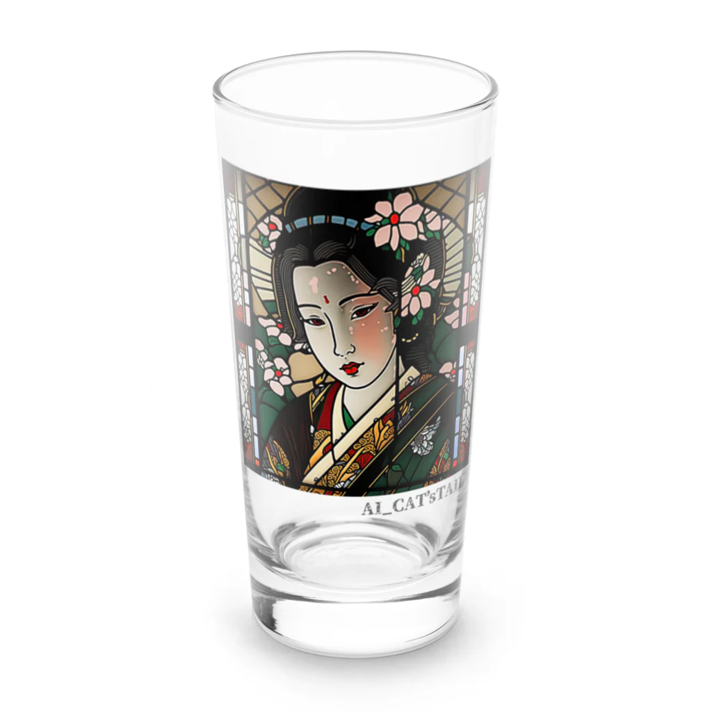 AI_CATTAILのAI_CAT'sTAIL　大正美女 Long Sized Water Glass :front