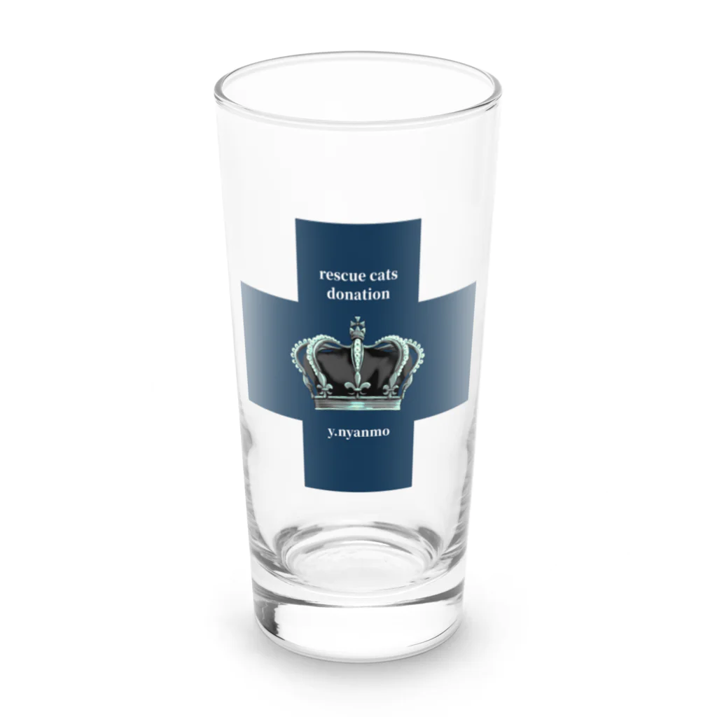 y.nyanmo やよにゃんものメディカルクラウン十字シリーズ Long Sized Water Glass :front