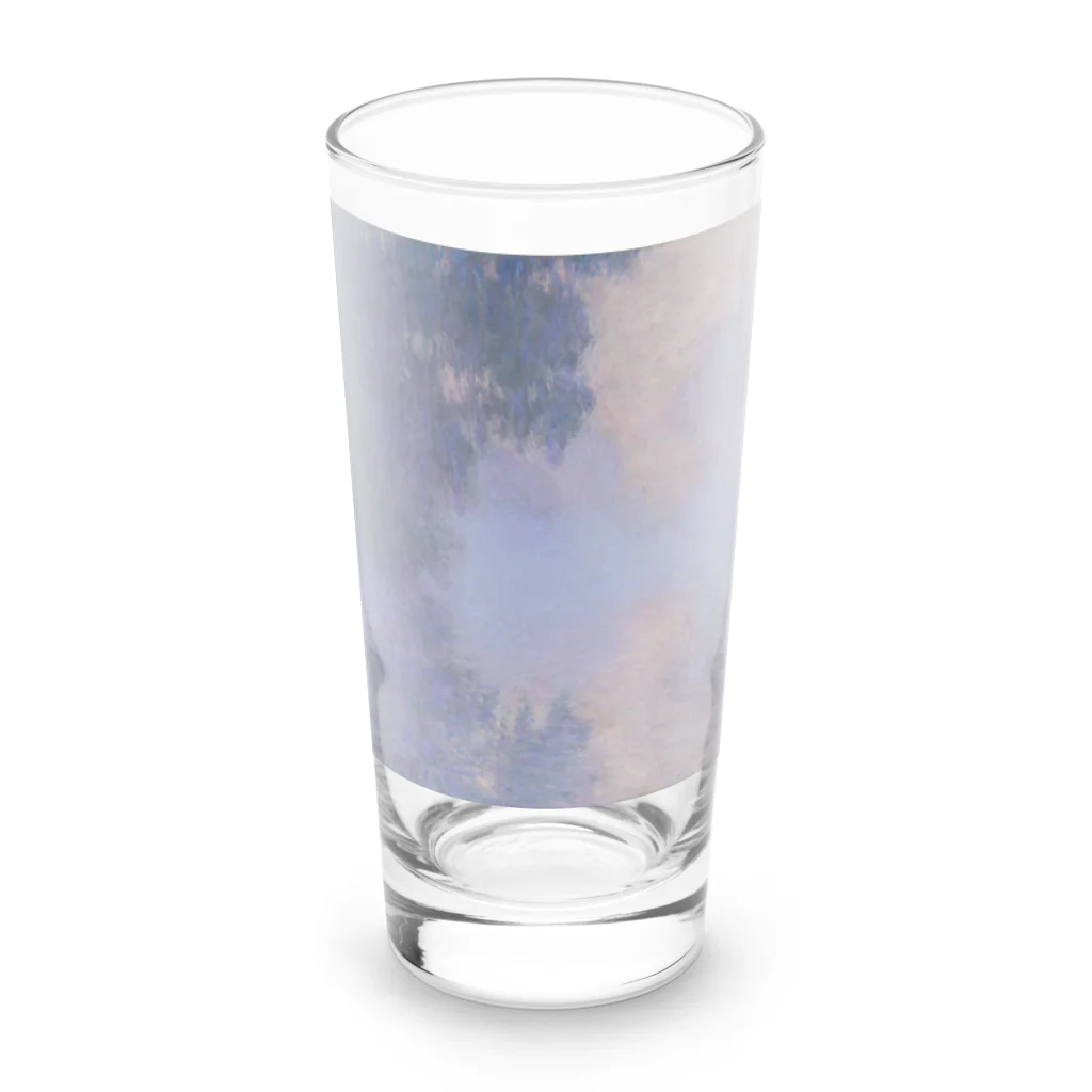 世界美術商店のジヴェルニー近郊のセーヌ川支流(霧) / Branch of the Seine near Giverny (Mist) Long Sized Water Glass :front