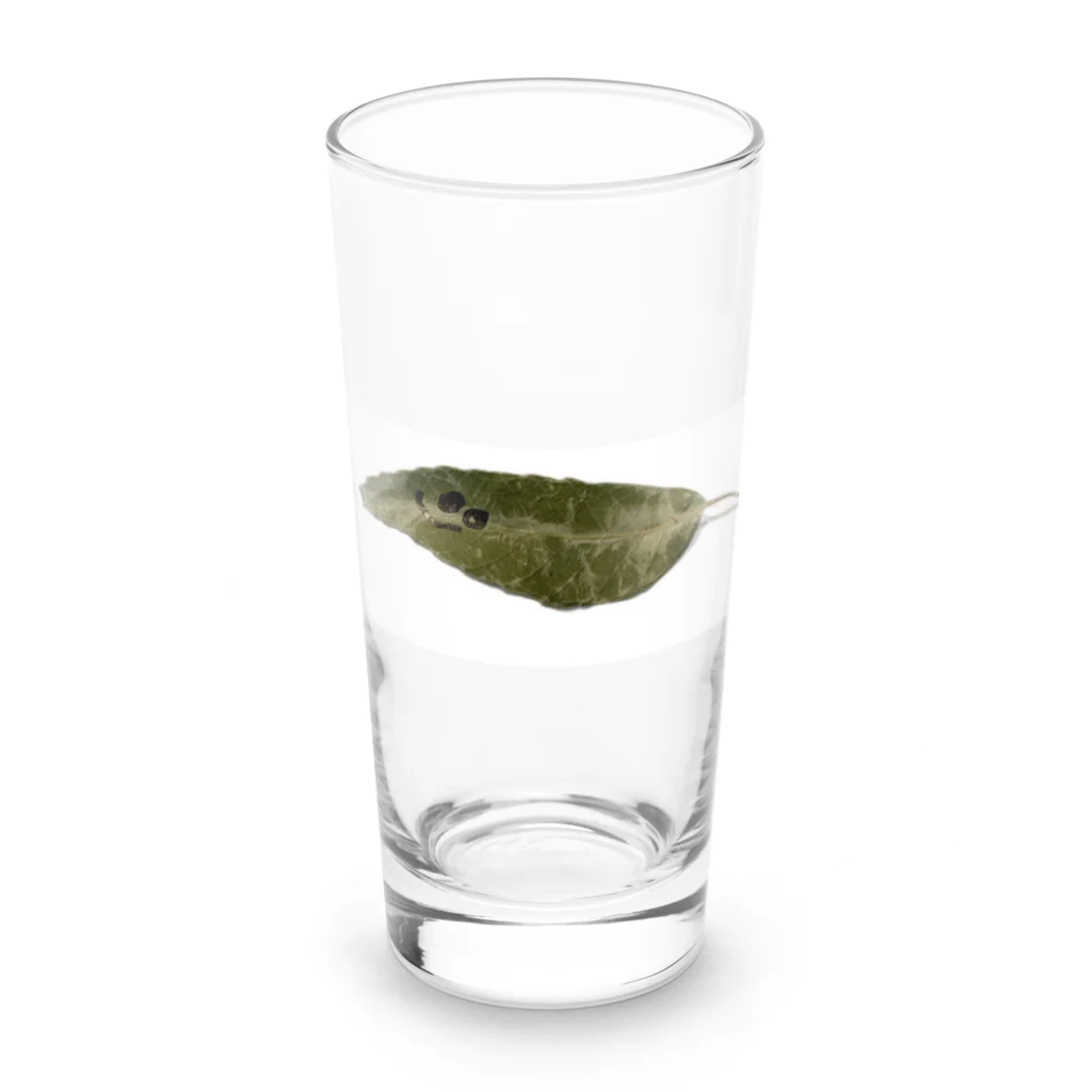 むすこたちのおみせのはっぱくん（長男） Long Sized Water Glass :front